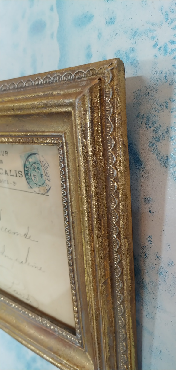 Antique PARIS Enveloppe/
ロイヤルサロン/
ブロカント フォトフレーム/
#店舗什器 
#アンテ 3枚目の画像