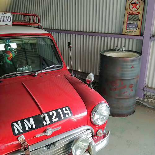 ドラム缶シンク 洗面台 ホワイト