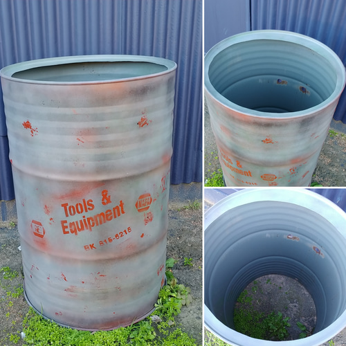 アメリカン インダストリアル Style/ ドラム缶洗面台（混合水栓 シンク