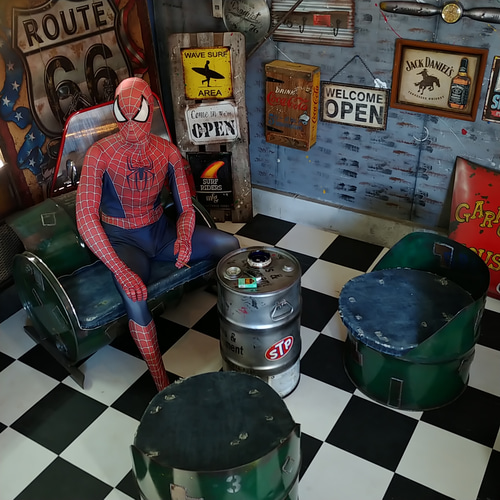 なんちゃって！スパイダーマン/ アメコミ 立体看板（マーベル 