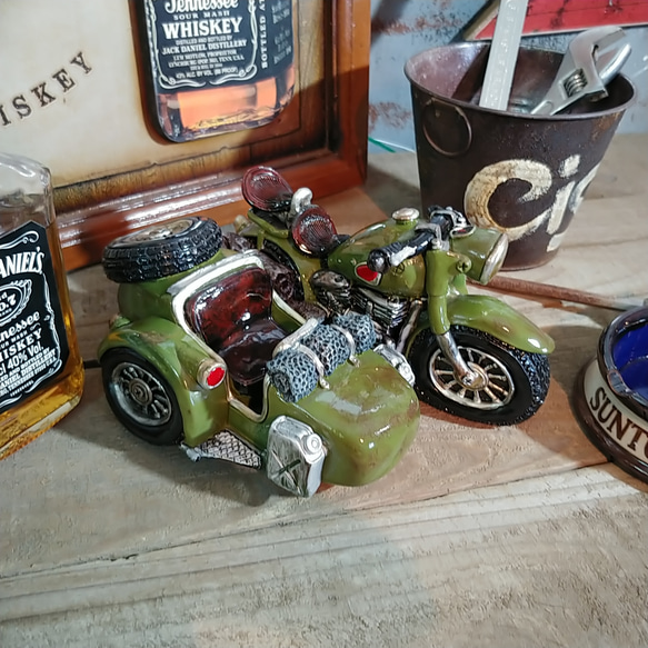 アメリカン ミリタリー/ U.S.ARMY サイドカーバイク Style