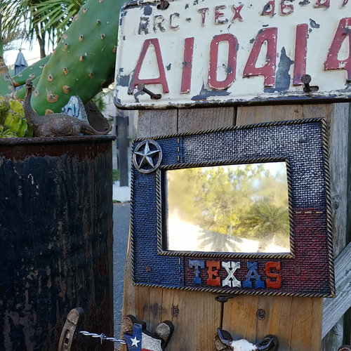 アメリカンヴィンテージ ウォールデコレーションミラー/ TEXACO 【公式