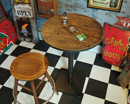 ヴィンテージ ウッド バーカウンター レジカウンター アメリカン