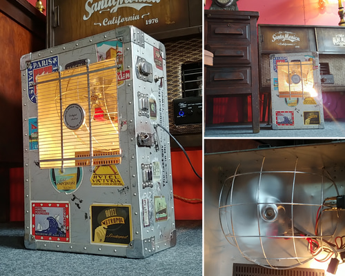 イタリアMONTECATINI社輸送用ボックス-A／インダストリアル系インテリア イタリアMONTECATINI社輸送用ボックス-A／インダストリアル系