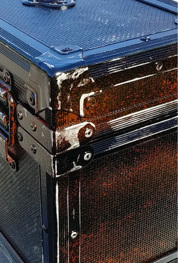 アメリカンStyle "hard-shell suitcase"（3） インダストリアル ジェラルミンケース（改） 精密 8枚目の画像