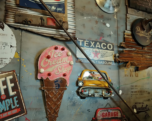 USA ビンテージ 特大 ブリキ看板 ボーデンアイス ELSIE USA ビンテージ 特大 ブリキ看板 ボーデンアイス ELSIE