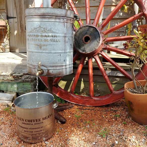 アンティークな家/ エコ ガーデニング 商材/ 雨水 貯水 タンク