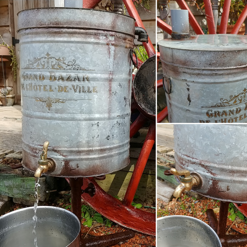 アンティークな家/ エコ ガーデニング 商材/ 雨水 貯水 タンク （水瓶