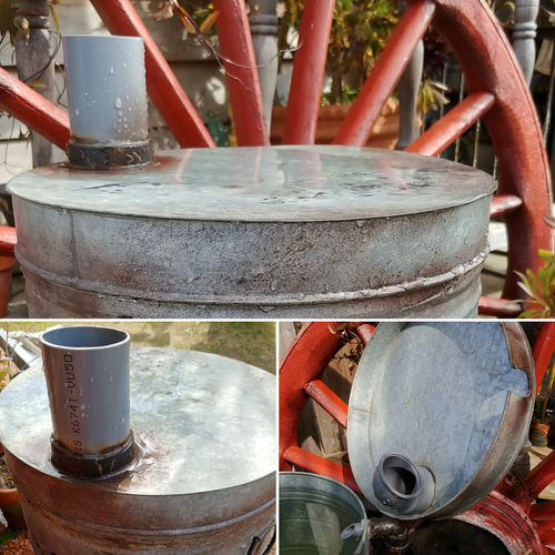 アンティークな家/ エコ ガーデニング 商材/ 雨水 貯水 タンク （水瓶