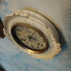 アンティークな部屋/ Solid decoration Wall Clock/ インテリア装飾壁掛け時計（ブロカント） 6枚目の画像