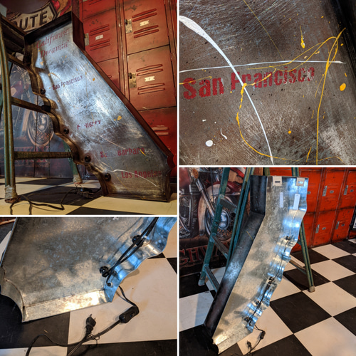 カリフォルニアスタイル/ CALIFORNIA電飾看板（メタルシルバー） 屋内  