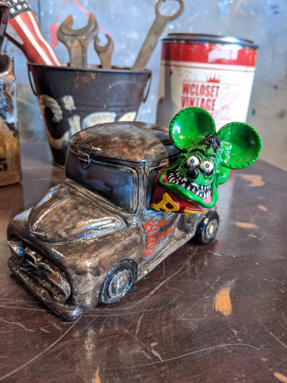 ムーンアイズ 激レア 廃盤品/ Rat Fink ラットフィンク アッシュ ムーンアイズ 激レア 廃盤品/ Rat Fink ラットフィンク アッシュ