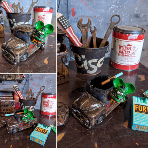 楽天市場】RAT FINK ラットフィンク ASHTRAY 灰皿 ピックアップ