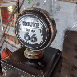 アメリカンヴィンテージな部屋/ ROUTE66 ガソリンポンプ型 /  キャビネット（シャビーブラック） 《GASPUM 4枚目の画像