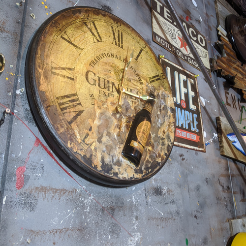 VINTAGE GUINNESS BOTTLE/ ギネスビール ウォールクロック