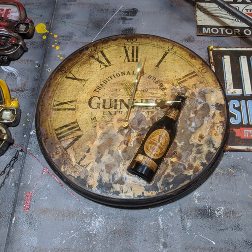 ギネスビール 看板 Guinness 木製看板 アンティーク ヴィンテージ 壁掛 00438za.jpg