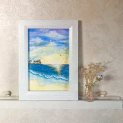 透明水彩画 原画【海】 絵画 Yuriart 通販 9137729|Creema 透明水彩画 原画【海】 絵画 Yuriart 通販 9137729|Creema