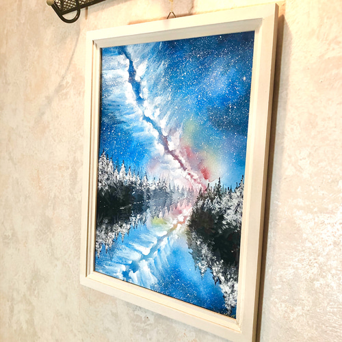 イリュージョン】A4サイズ 額付き 水彩画 原画 絵画 Yuriart