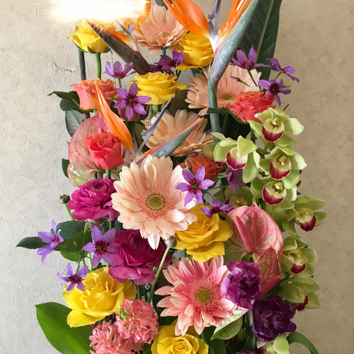 縦型フラワーアレンジメント(生花です) その他インテリア雑貨 花 縦型フラワーアレンジメント(生花です) その他インテリア雑貨 花