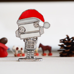 ❋creema限定❋「Santa」ロボットオブジェ　X’mas 2枚目の画像