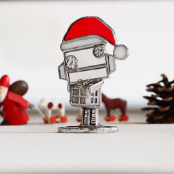 ❋creema限定❋「Santa」ロボットオブジェ　X’mas 4枚目の画像