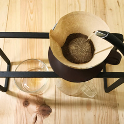 台湾デザインのステンレススチールコーヒーハンドホルダー-シルバーグレー、手作りコーヒー、アイスコーヒー 3枚目の画像