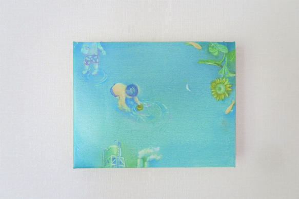 キャンバス油絵　専用　赤いお花とみつばち キャンバス油絵 専用 赤いお花とみつばち キャンバス油絵 専用