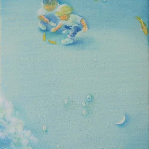 キャンバス油彩画＊夢中 絵画 hotaru yoshinaga 通販 12614234