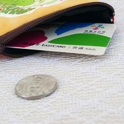 <秘境之生>老鷹的凝視 小 零錢包 收納 票卡 插畫 動物 第3張的照片