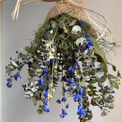 野ばらの実とヒバのクリスマススワッグ スワッグ はないろ工房blossom