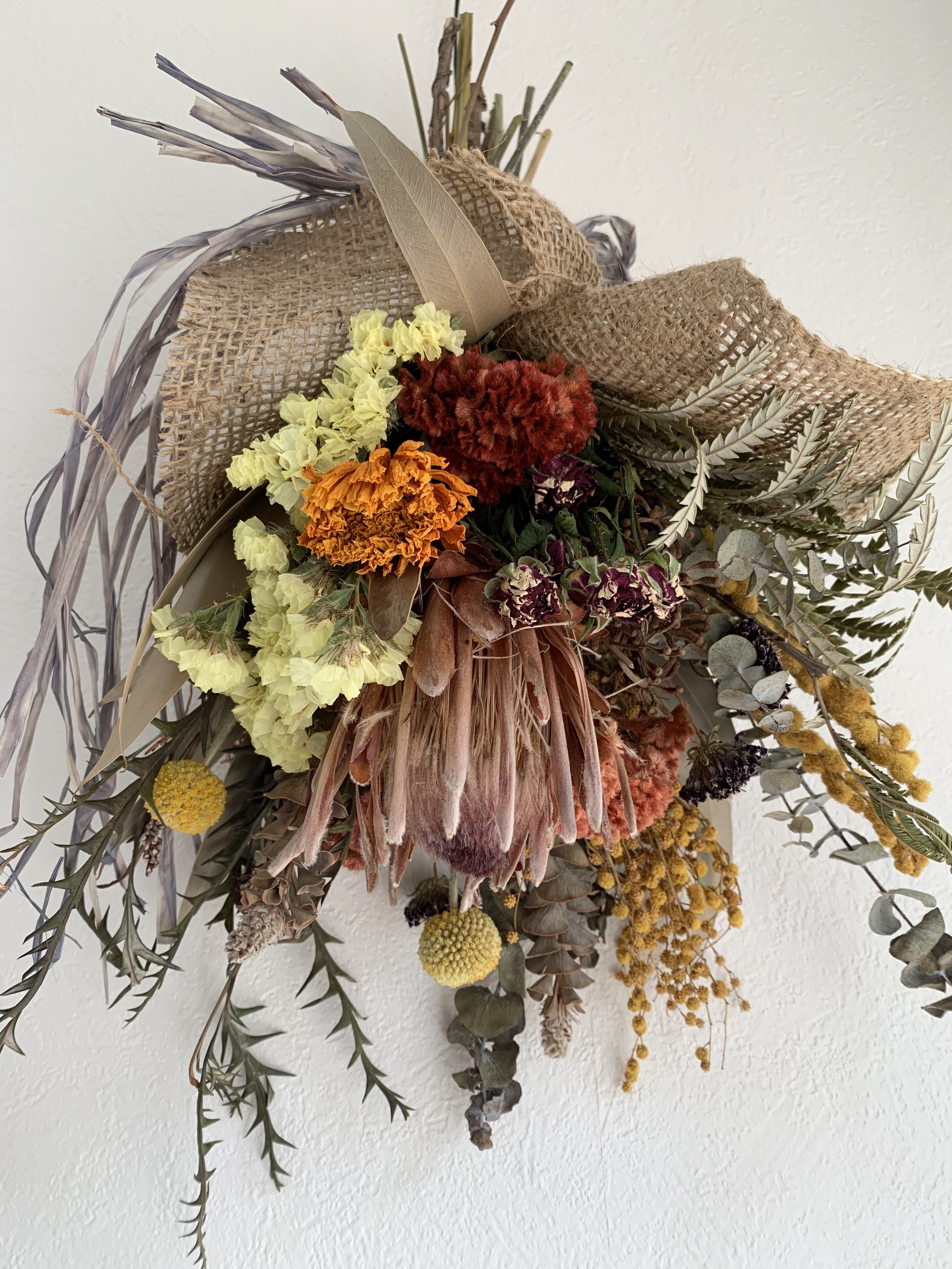ドライフラワー⋆*❁*アンティークな感じのスワッグ ドライフラワー は