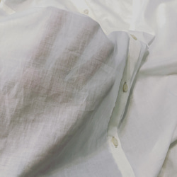 プリーツカラー ヨークシャツ【WHITE】 9枚目の画像