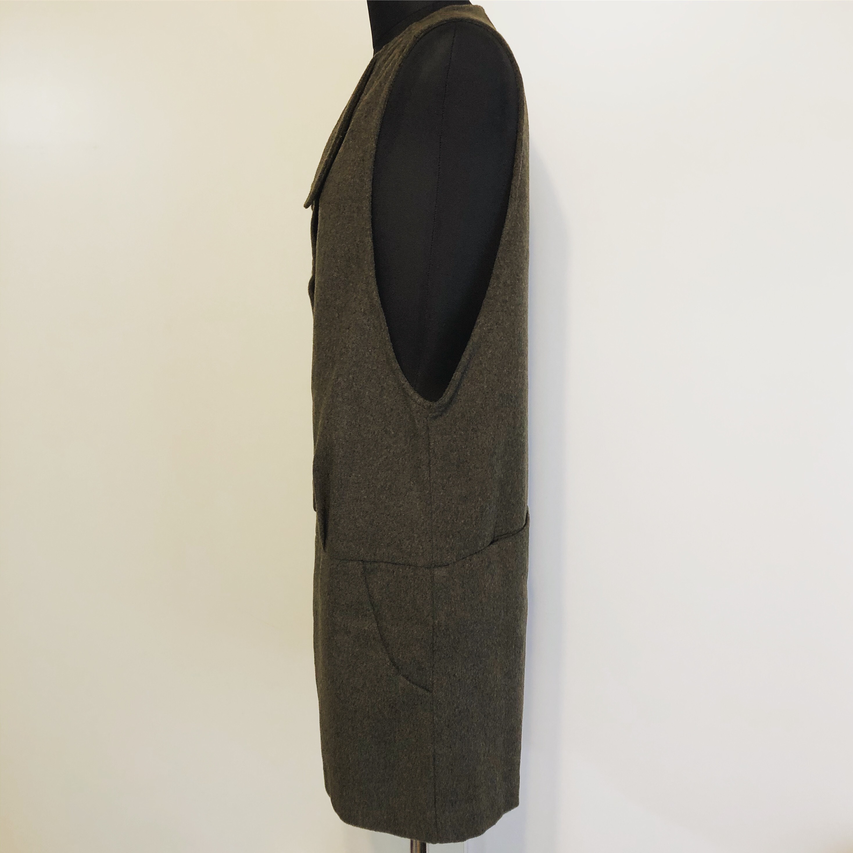 カシミア混WOOL オールインワン【KHAKI】