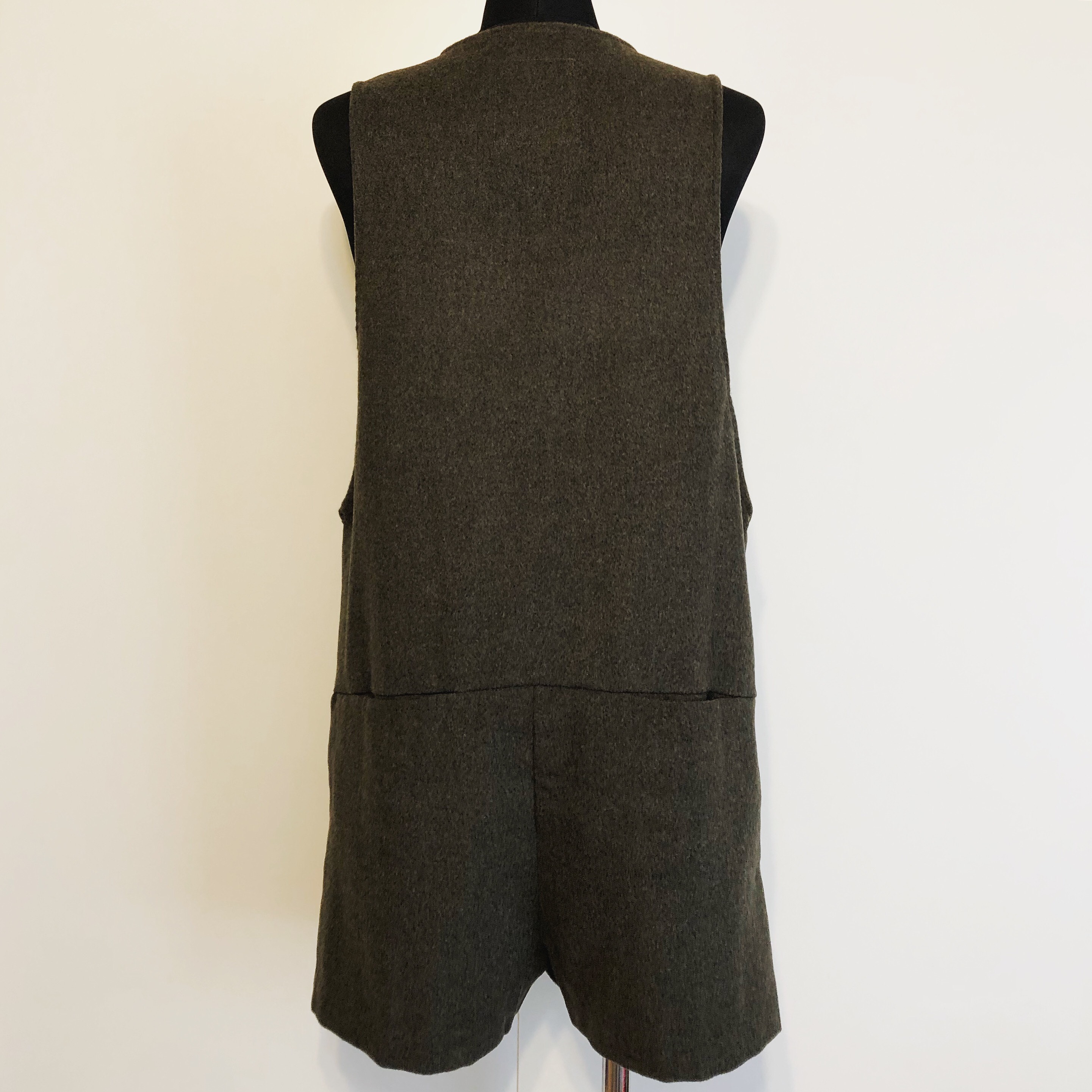 カシミア混WOOL オールインワン【KHAKI】