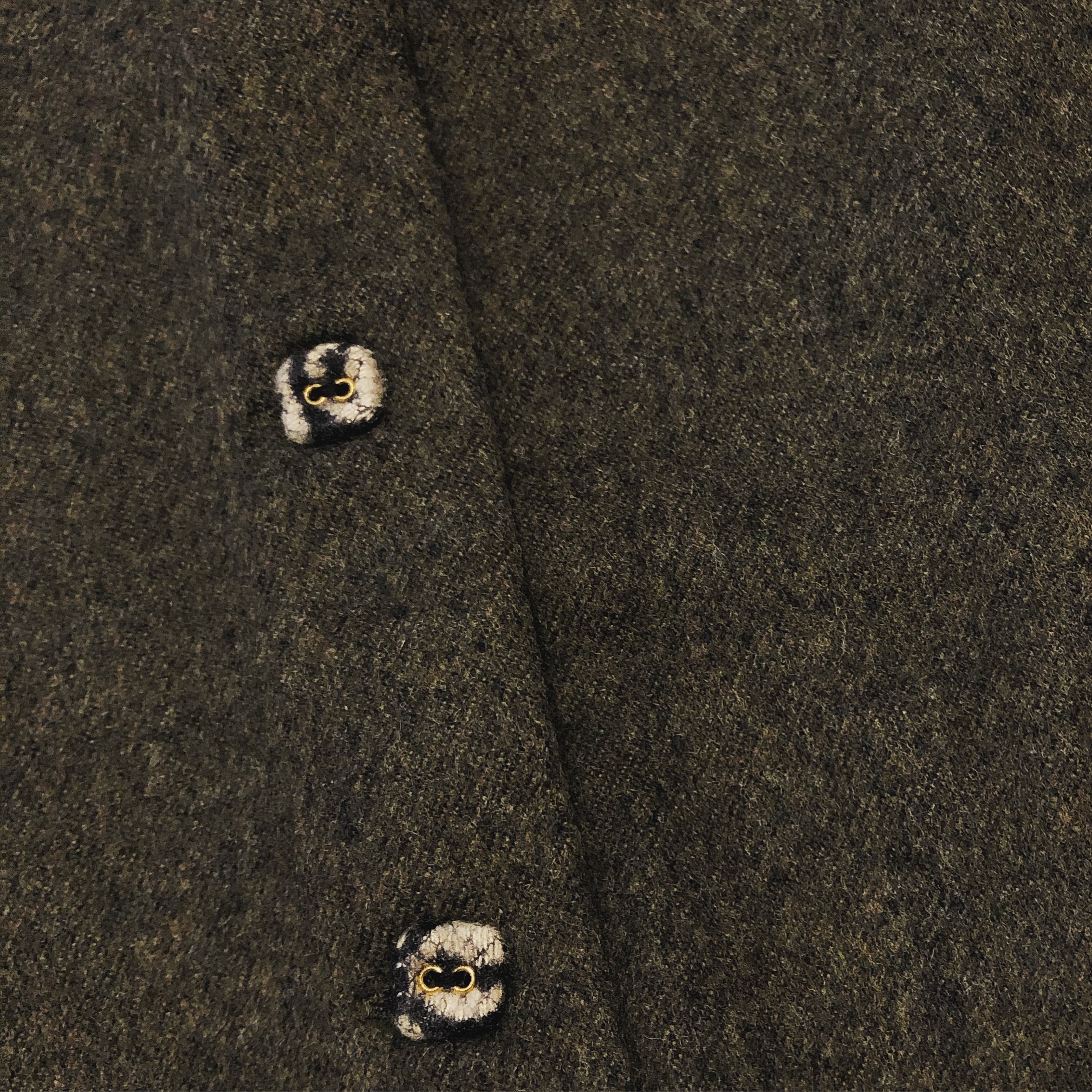 カシミア混WOOL オールインワン【KHAKI】