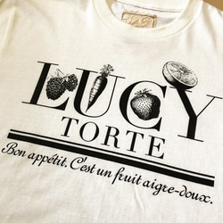 《Men’s》フルーツロゴ Tee【IVORY】 2枚目の画像