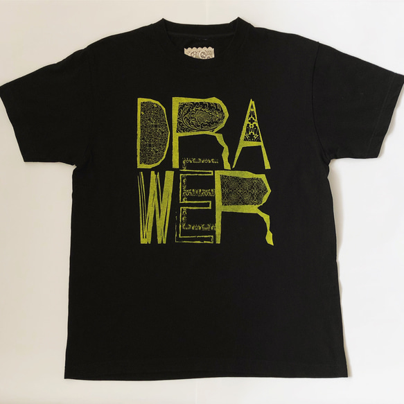 《Men’s》 DRAWER Tee【BLACK】 2枚目の画像