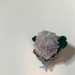 绣球, hydrangea on the top amigurumi from maallong (mlg0038) 第6張的照片