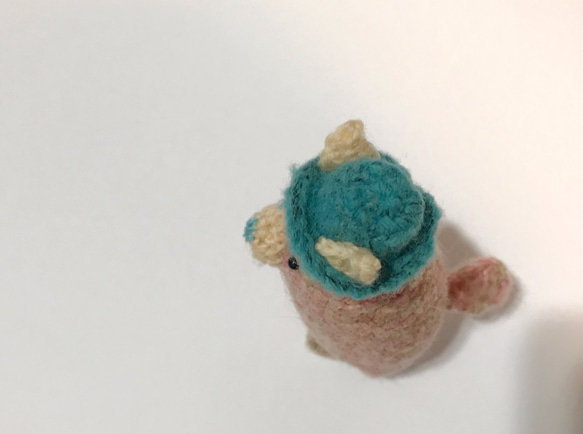 （完売）青い帽子をかぶったあみぐるみの日本犬 from maallong (mlg0039) 3枚目の画像