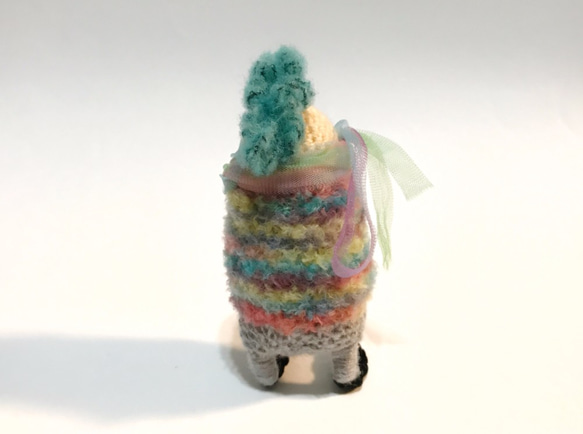 blue mohican haired amigurumi punks from maallong (mlg0041) 第5張的照片