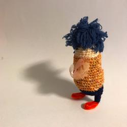 blue mop haired amigurumi from maallong (mlg0057) 第1張的照片