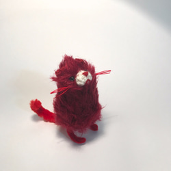 red long haired cat amigurumi (mlg0037) 第1張的照片