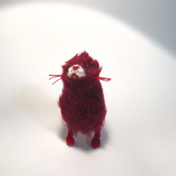 red long haired cat amigurumi (mlg0037) 第3張的照片