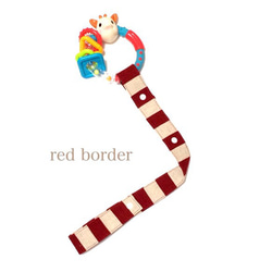 トイストラップ＊Red border＊おもちゃストラップ 1枚目の画像