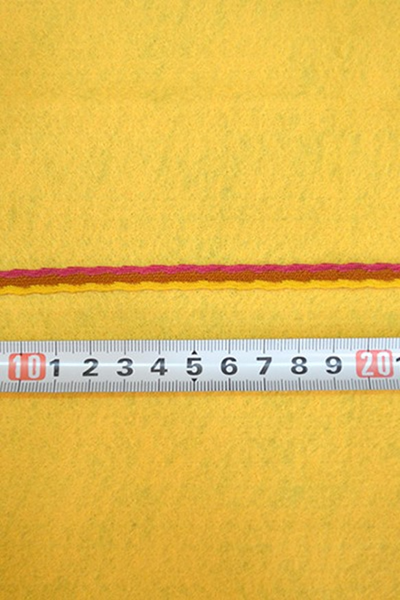 ３色ラインテープ平　ピンク×ブラウン×イエロー[pntop119-1] 1枚目の画像