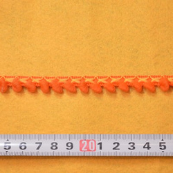 ポンポンクロステープ　オレンジ[pntop124-2] 1枚目の画像