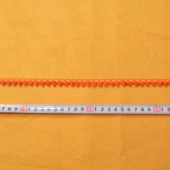 ポンポンクロステープ　オレンジ[pntop124-2] 2枚目の画像