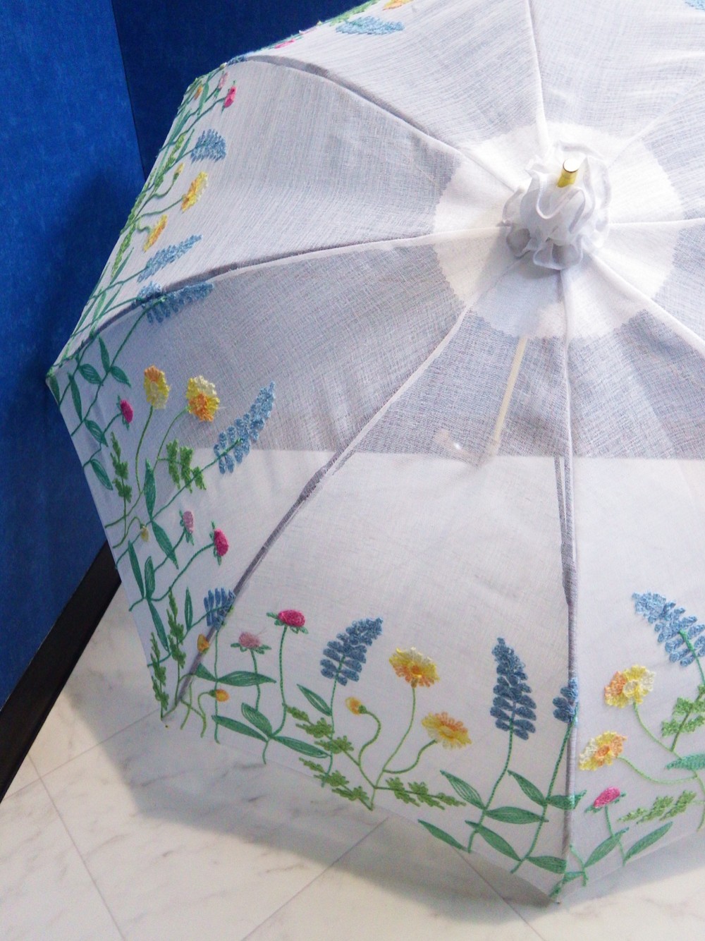 手作り日傘　あるけばきんぽうげすわればきんぽうげ［限定品］