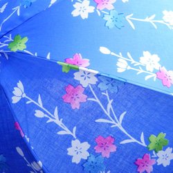 浴衣から生まれた日傘　みどりごの ひつぱるしだれ桜かな【予告・期間限定セール開催いたします！】 3枚目の画像