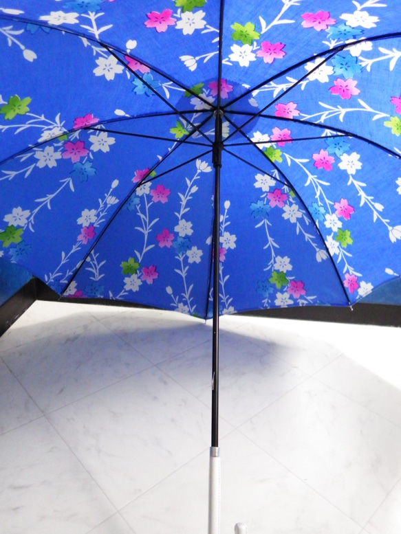浴衣から生まれた日傘　みどりごの ひつぱるしだれ桜かな【予告・期間限定セール開催いたします！】 6枚目の画像